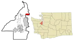 Location of Indianola, Washington