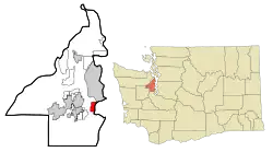 Location of Manchester, Washington