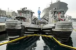 Kittanning and Opelika&nbsp;(YTB-798) at Yokosuka, Japan