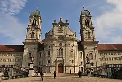 Church of Our Lady of the Hermits of the Einsiedeln Abbey, a monastery of the Catholic Benedictines in Einsiedeln, canton of Schwyz.