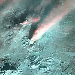 The eruption of February 2005.