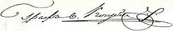Viktor Kochubey's signature