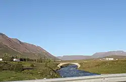 A bridge over the Kolka river