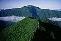 Mount Senjō and Mount Komatsu from Mount Kaikoma