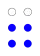 ⠶ (braille pattern dots-2356)