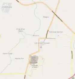Location of Bhurch on map
