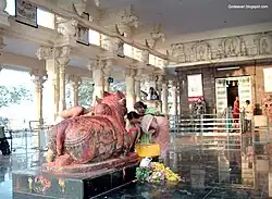 Inside temple