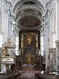 High Altar and pulpit