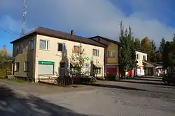 Stores in the village centre in 2010.
