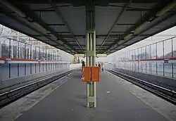 Metro station in 2001