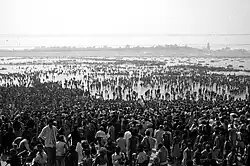 The largest religious gathering ever held on Earth, 2019 Prayag Kumbh Mela held in Allahabad (officially known as Prayagraj) attracted around 120 million people from around the world.