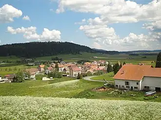 Southwest view of La Brévine
