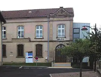 The town hall in La Haye
