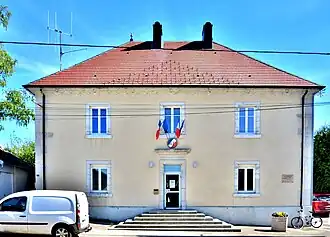 The town hall in Germéfontaine
