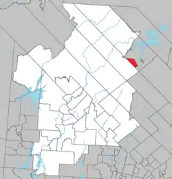 Location within Antoine-Labelle RCM.