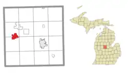 Location within Isabella County