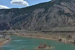 Confluence of the Eagle River and the Colorado River in Dotsero.