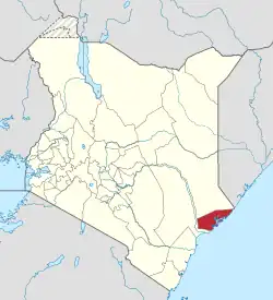 Location in Kenya