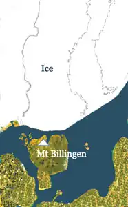 Approximate reconstruction of the Baltic Ice Lake