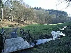 The brook Laubach between Ehlscheid and Rengsdorf