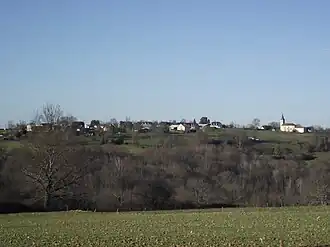 The village seen from Artiguemy
