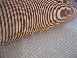 Striated rolling pin surface for making Norwegian Lefse