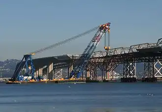 Left Coast Lifter onsite, January 4, 2011.