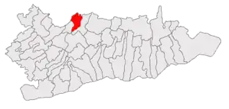 Location in Călărași County