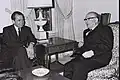 With Richard Nixon on January 10, 1968