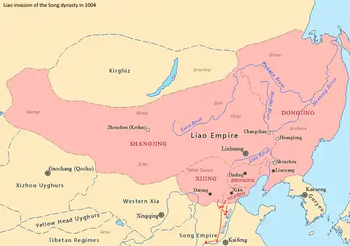 Liao dynasty invasion in 1004