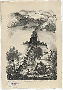 The Hudson at Peekskill, c. 1935–43