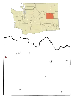 Location of Almira, Washington