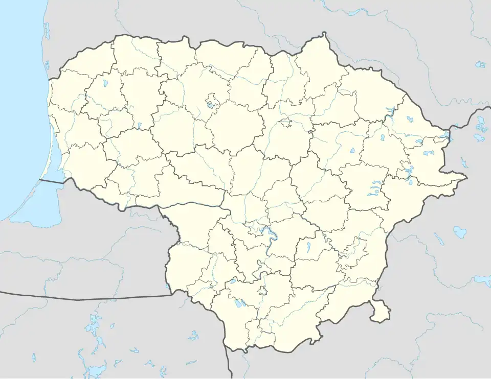 1993 Pakaunė mutiny is located in Lithuania