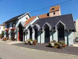 The town hall in Littenheim
