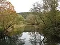 Little Cacapon River viewed from Okonoko-Little Cacapon Road (County Route 2/7) near Little Cacapon