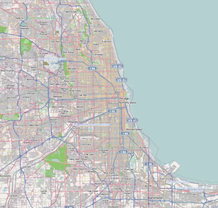 Evanston is located in Greater Chicago