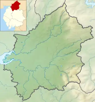 Thurstonfield Lough is located in the former City of Carlisle district