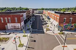 Locust Street, downtown