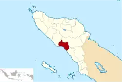 Location within Aceh
