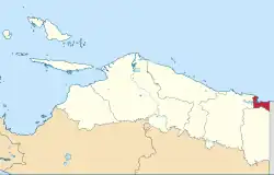 Location in Papua Province