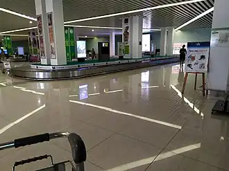 Lomé Airport arrivals terminal