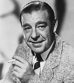 Black and white photograph of Lon Chaney Jr.