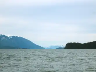 Looking southward down Arthur Passage