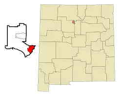 Location of White Rock, New Mexico in Los Alamos County