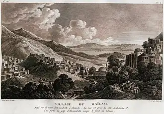 The town in the 1780s, by Louis-François Cassas