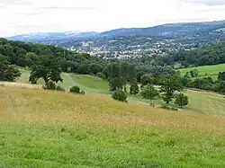 Lower slopes of Charlton Kings Common