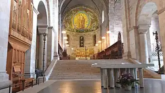 View towards the choir and apse