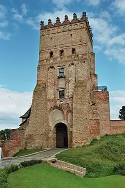 Image 79Lubart's Castle in Ukraine, built by the son of Gediminas' Liubartas in the mid-14th century, is famous for the Congress of Lutsk which took place in 1429 (from Grand Duchy of Lithuania)