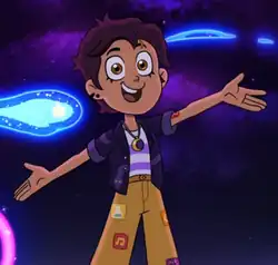 Luz Noceda as shown most recently in the series finale, "Watching and Dreaming", depicted as 18 years old.