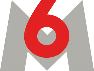 M6's third logo from 1987 to 1999